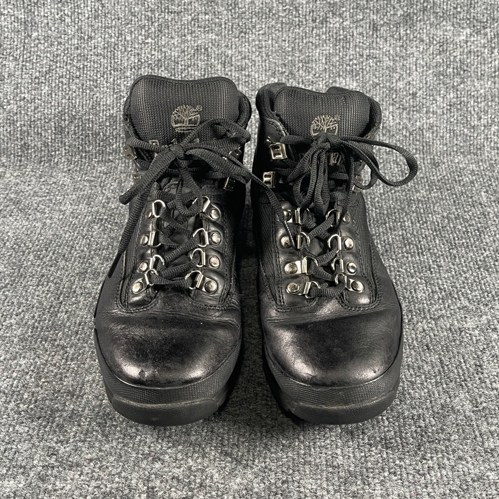 *Timberland Men’s  Black Euro Hiker Hiking Boot Sz 7.5